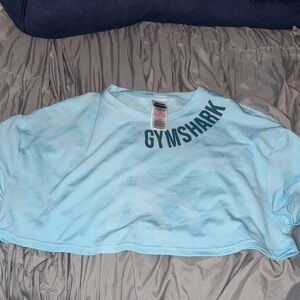 Gymshark Sky Blue Cropped Tee